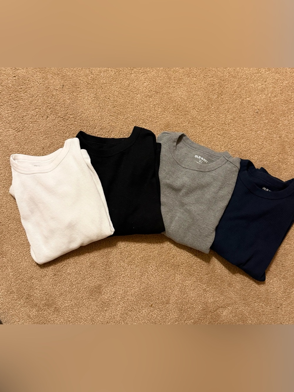 Boys Old Navy Long-Sleeve Waffle T’s